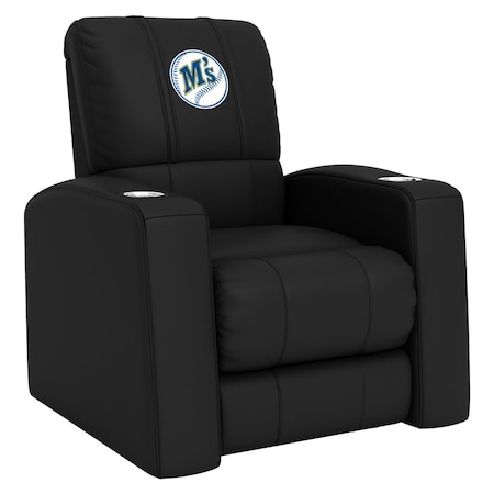 Dreamseat Relax Recliner with Seattle Mariners Cooperstown Secondary Logo XZ418301RHTCDBLK-PSCOOP0096